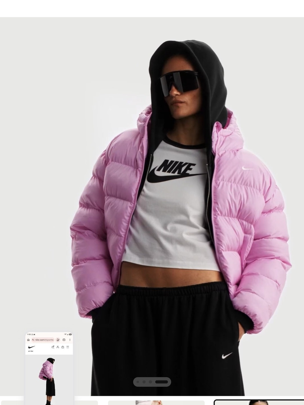 Nike SMALL Women's Therma-FIT Jacket - Picture 8 of 10